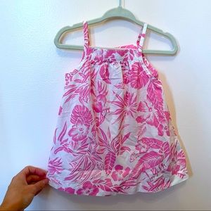 Baby girl floral Hawaiian dress